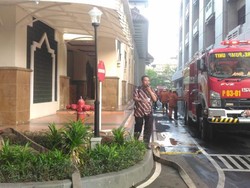 Kebakaran di Kemhan Padam, Mobil Damkar Tinggalkan Lokasi