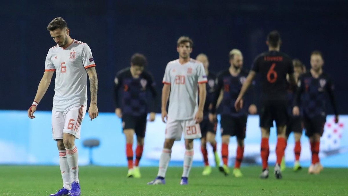 Luis Enrique kesal Spanyol kalah dari Kroasia. (Foto: Marko Djurica/Reuters)