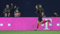 Kroasia memimpin 1-0 atas Spanyol setelah Andrej Kramaric menjebol gawang yang dijaga David de Gea di menit ke-54. REUTERS/Marko Djurica.