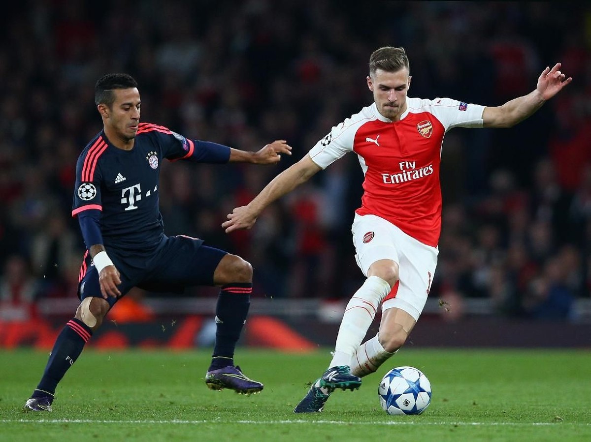 Aaron Ramsey dikabarkan akan berlabuh di Bayern Munich di musim depan. (Foto: Paul Gilham/Getty Images)