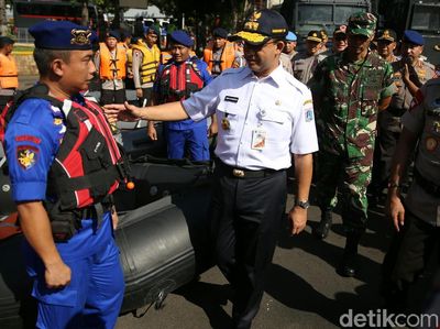 Anies Pimpin Apel Kesiapan Tanggap Musim Penghujan