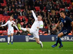 Hasil Uji Coba: Inggris Menang di Laga Terakhir Rooney