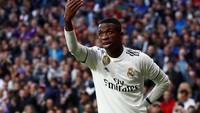 Berusia 18 tahun, Vinicius sedang mulai menaikkan namanya bersama Real Madrid. Pemain Brasil itu diramalkan bakal jadi bintang besar di masa depan. (Gonzalo Fuentes/Reuters)