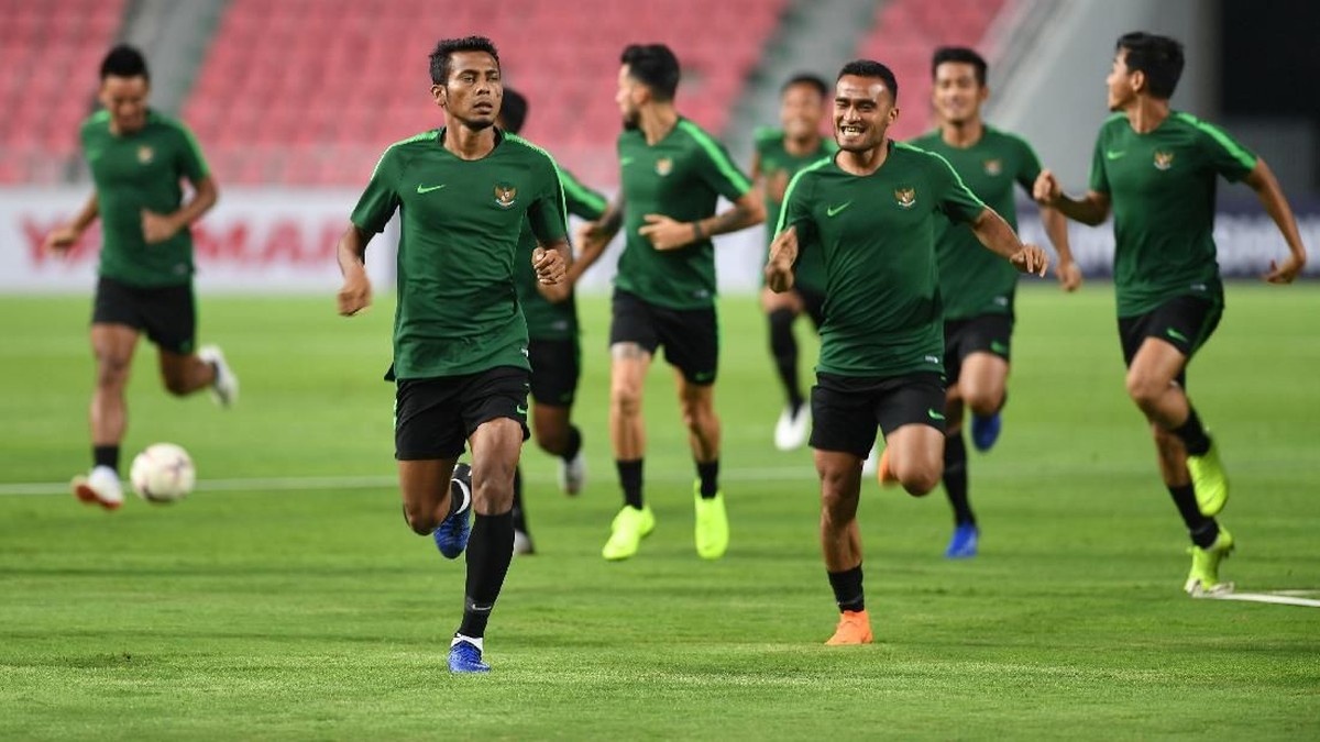 Thailand begitu percaya diri untuk melawan Indonesia di Piala AFF 2018. (Foto: AntaraFOTO/Akbar Nugroho Gumay)