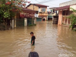 Ratusan Rumah Warga di Medan Terendam Banjir