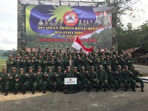 Pesan Wakasad ke Prajurit TNI yang Berlomba di AARM 2018 Malaysia