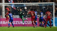 Indonesia tandang ke Stadion Rajamangala, Bangkok, Sabtu (17/11/2018) dalam pertandingan Grup B Piala AFF 2018. Foto: Chalinee THIRASUPA/AFP