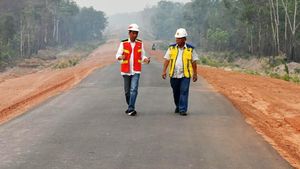 Momen Jokowi Lihat Langsung Trans Papua Sambil Jalan Kaki