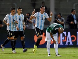 Hasil Laga Uji Coba: Argentina Bekuk Meksiko 2-0