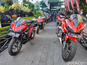 Puluhan Honda CBR150R dan PCX Siap Panaskan Honda Bikers Day