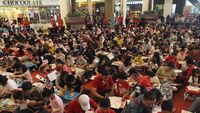 Ratusan Anak Ikut Mewarnai Bersama