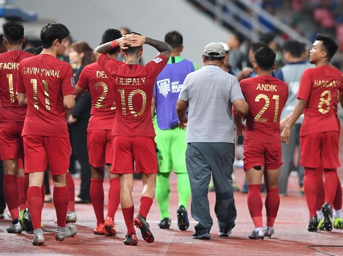 Pemain Timnas Indonesia. (Foto: Akbar Nugroho Gumay/Antara) Pemain Timnas Indonesia. (Foto: Akbar Nugroho Gumay/Antara)