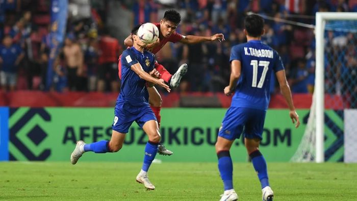 Timnas Thailand di Piala AFF 2018. (Foto: Akbar Nugroho Gumay/Antara) Timnas Thailand di Piala AFF 2018. (Foto: Akbar Nugroho Gumay/Antara)