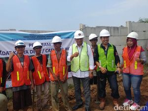 Naik Helikotpter, Budi Karya Cek Proyek Padat Karya di Maja Naik Helikotpter, Budi Karya Cek Proyek Padat Karya di Maja