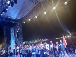 Bos Honda Pinjam Kalimat Khas Ariel Noah Sambut Ribuan Bikers