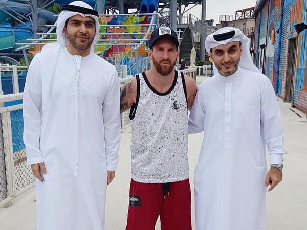 Foto: Tempat Messi Basah-basahan di Dubai