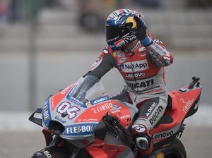 Sempat Dihentikan Hujan, MotoGP Valencia Dimenangi Dovizioso