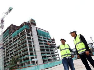 Topping Off Apartemen Tower I Gateway Park