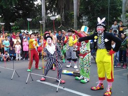 Komunitas Badut Kumpulkan Donasi untuk Penderita Kanker di CFD