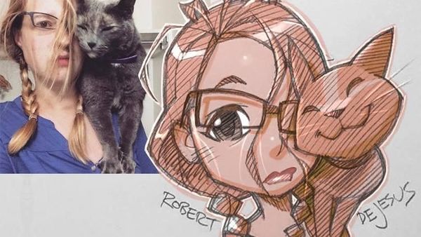 Seniman Ini Ubah Foto Orang Jadi Anime Lucu