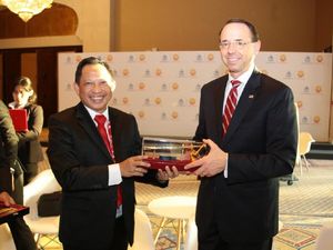 Kapolri Bertemu Wakil Jaksa Agung AS, Bahas Kerja Sama Bidang Hukum