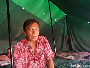 Warga Sudah Mengungsi Sebelum Tanah di Pademangan Amblas