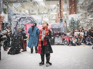 Foto: Tersihir Dunia Harry Potter di Bandara Changi