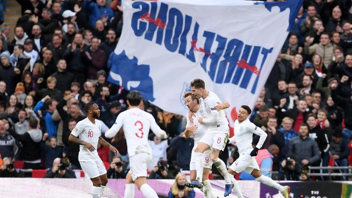 Timnas Inggris melaju ke semifinal UEFA Nations League. (Foto: Laurence Griffiths/Getty Images)
