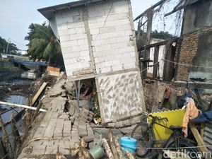 Tanah Amblas di Pademangan, 6 KK Diungsikan