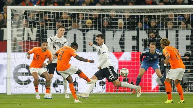 Hasil UEFA Nations League: Imbangi Jerman, Belanda Tembus Semifinal