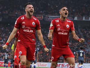 Persija Terkam Persela Tiga Gol Tanpa Balas