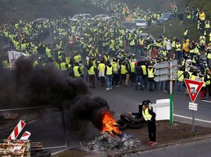 Demo Besar-besaran Tolak Harga BBM Naik Guncang Prancis