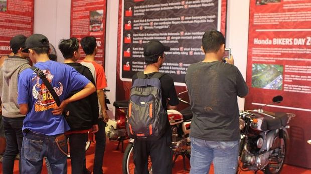 Peserta Honda Bikers Day 2018.