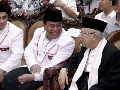 Maruf Amin Hadiri Pelantikan DPD Barisan Nusantara