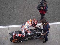 Cedera Bahu Menghambat Marquez di Tes MotoGP Valencia