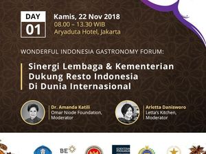 Lewat WIGF 2018, Kemenpar Promosikan Kuliner Indonesia ke Dunia