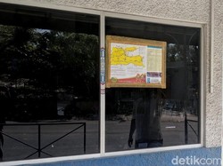 Ini Pos Lantas yang Dilempar Batu di Lamongan