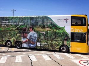 Kemenpar Perluas Wonderful Indonesia dengan Branding Bus Australia