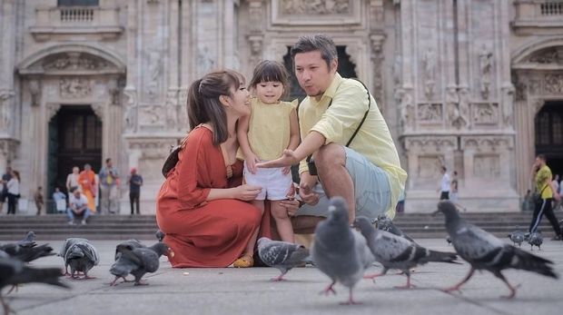 Gading dan Gisel bersama Gempi