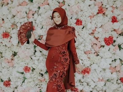 Foto: Nikah Tahun Depan? Intip Inspirasi Gaun Pengantin Hijab Ini
