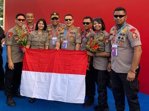 Polri Sabet Juara III Kejuaraan Menembak Pistol di China Polri Sabet Juara III Kejuaraan Menembak Pistol di China