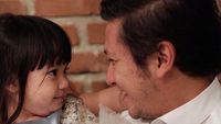 Kemesraan Gading Marten dengan Putri Kecilnya, Gempita