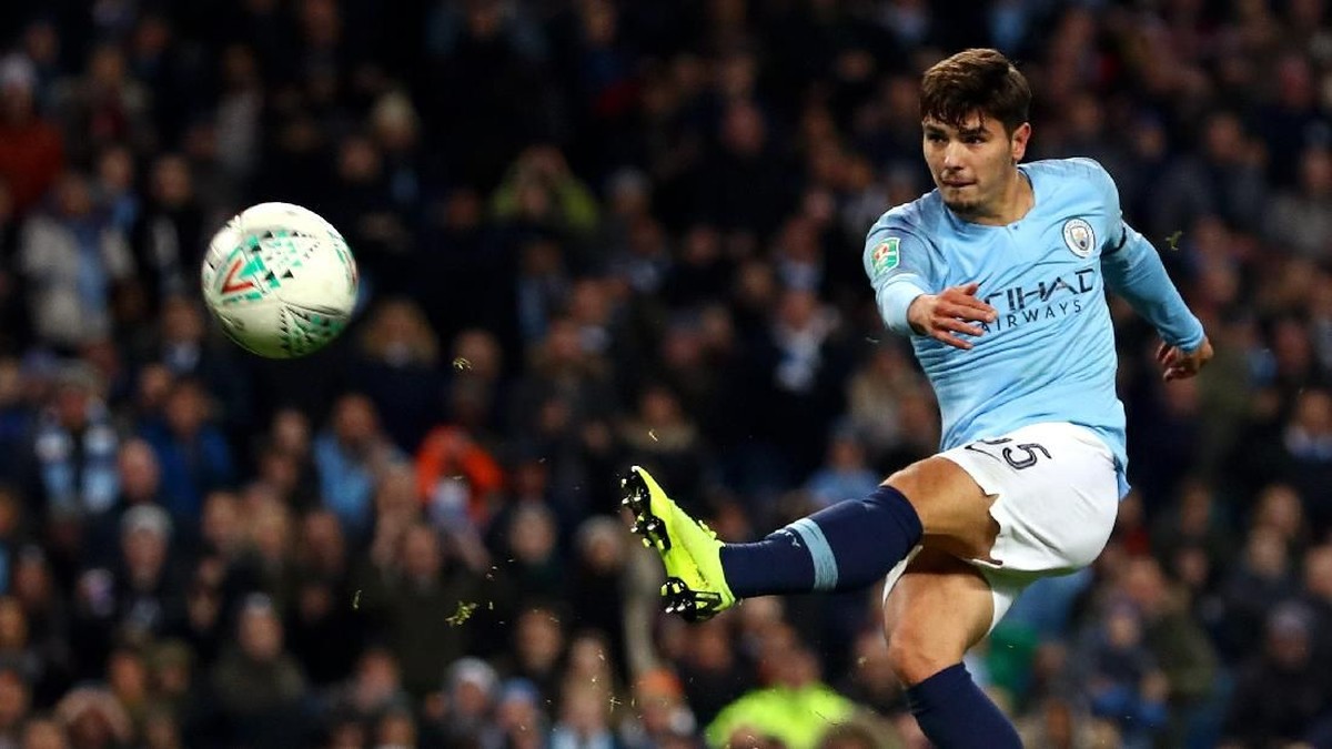 Pemain muda Manchester City, Brahim Diaz, yang diincar Real Madrid. (Foto: Matthew Lewis/Getty Images)