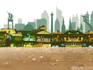 14 RT dan 15 Ruas Jalan di DKI Masih Terendam Banjir 14 RT dan 15 Ruas Jalan di DKI Masih Terendam Banjir