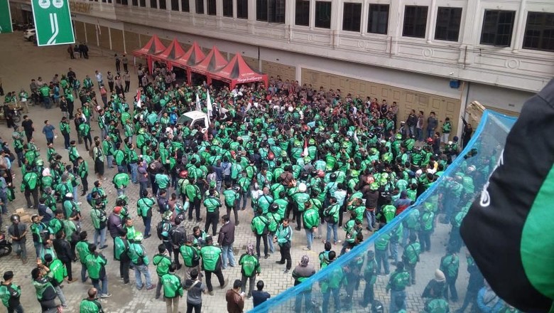 Ojek Online Sumut Demo Minta Operator Tidak Suspend Sepihak