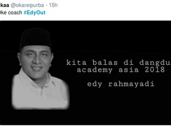 Ini komentar lain dari warganet. Ada nada sindiran untuk Ketua Umum PSSI, Edy Rahmayadi. (Twitter)