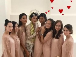 Deretan Model Cantik Jadi Bridesmaid Nikahan Baim-Paula