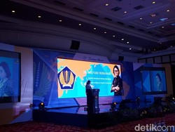 Sri Mulyani Bicara soal SDM di Depan Ratusan Penerima Beasiswa
