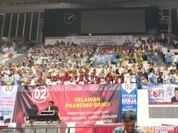 Prabowo-Sandi Kumpulkan Relawan Se-Jabodetabek di Istora Senayan