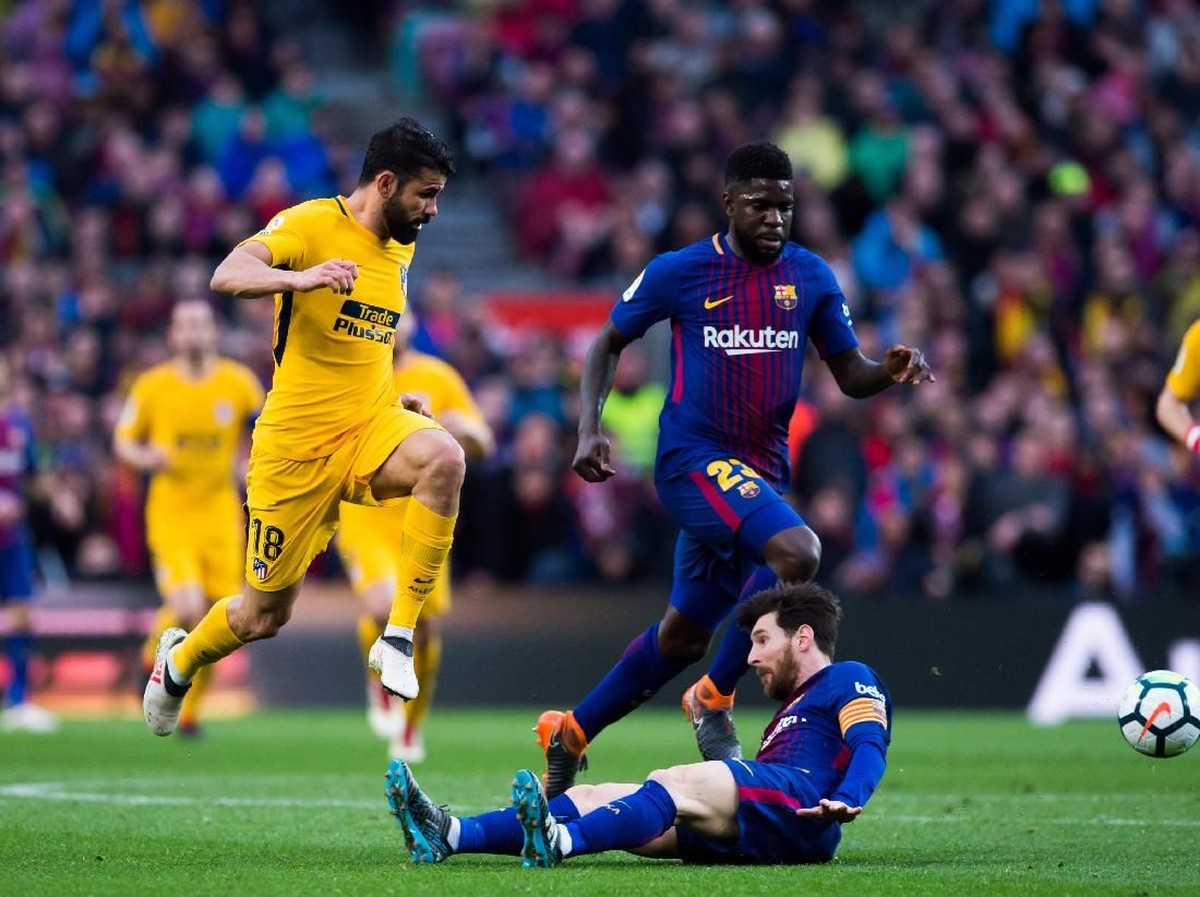 Striker Atletico Madrid Diego Costa sedang paceklik gol. (Foto: Alex Caparros/Getty Images)